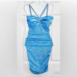 NWOT - Blue and White Striped Dress